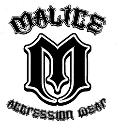 M MALICE AGGRESSION WEAR logo