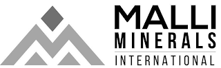 M MALLI MINERALS INTERNATIONAL logo