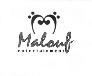 M MALOUF ENTERTAINMENT logo