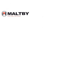 M MALTBY PLAY BETTER GOLF logo