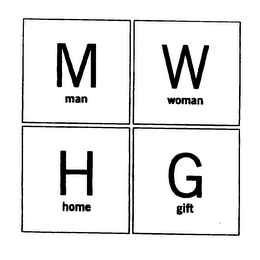 M MAN W WOMAN H HOME G GIFT logo