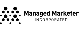 M MANAGED MARKETER INCORPORATED logo