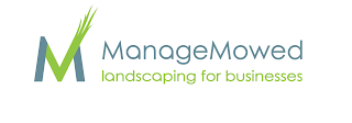 M MANAGEMOWED LANDSCAPING FOR BUSINESSES logo
