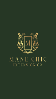 M MANE CHIC EXTENSION CO. logo
