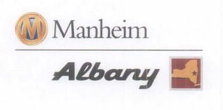 M MANHEIM ALBANY logo