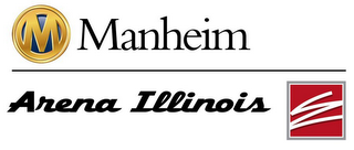 M MANHEIM ARENA ILLINOIS logo