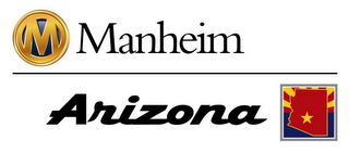 M MANHEIM ARIZONA logo