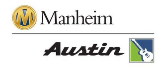 M MANHEIM AUSTIN logo