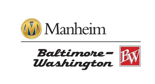 M MANHEIM BALTIMORE-WASHINGTON BW logo