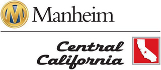 M MANHEIM CENTRAL CALIFORNIA logo