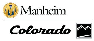 M MANHEIM COLORADO logo