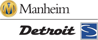 M MANHEIM DETROIT logo