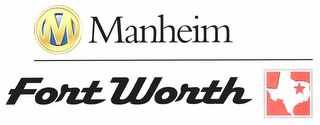 M MANHEIM FORT WORTH logo