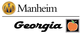 M MANHEIM GEORGIA logo