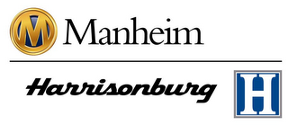 M MANHEIM HARRISONBURG H logo
