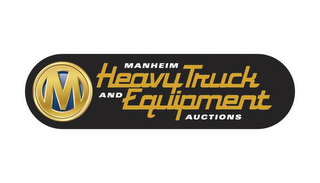 M MANHEIM HEAVY TRUCK AND EQUIPMENT AUCTIONS logo