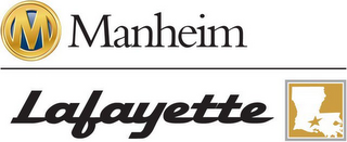M MANHEIM LAFAYETTE logo