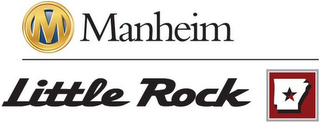 M MANHEIM LITTLE ROCK logo