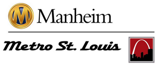 M MANHEIM METRO ST. LOUIS logo