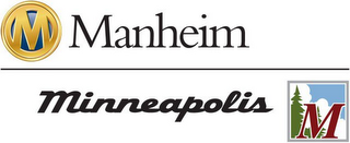 M MANHEIM MINNEAPOLIS logo