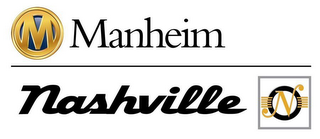 M MANHEIM NASHVILLE N logo