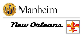 M MANHEIM NEW ORLEANS logo