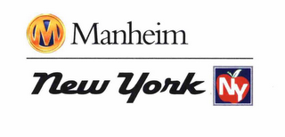 M MANHEIM NEW YORK NY logo