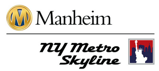M MANHEIM NY METRO SKYLINE logo