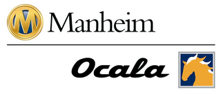 M MANHEIM OCALA logo