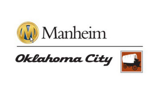 M MANHEIM OKLAHOMA CITY logo