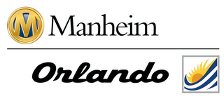 M MANHEIM ORLANDO logo