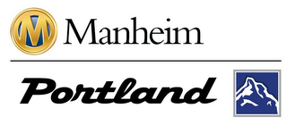 M MANHEIM PORTLAND logo