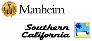 M MANHEIM SOUTHERN CALIFORNIA logo