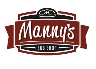 M MANNY'S SUB SHOP logo
