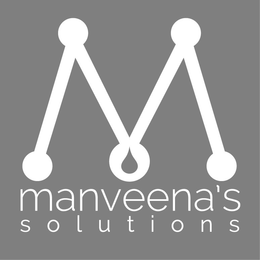 M MANVEENA'S SOLUTIONS logo