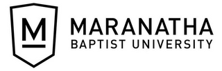 M MARANATHA BAPTIST UNIVERSITY logo