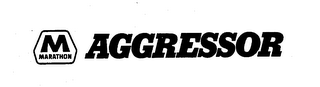 M MARATHON AGGRESSOR logo