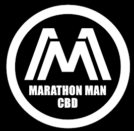 M MARATHON MAN CBD logo