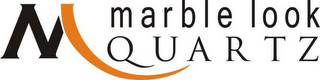 M MARBLE LOOK QUARTZ logo