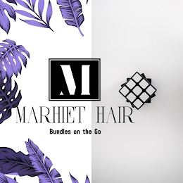 M MARHIET HAIR BUNDLES ON THE GO logo