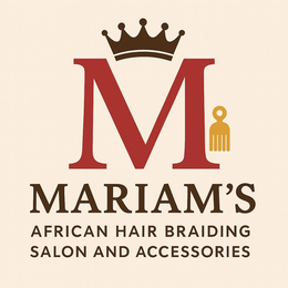 M MARIAM'S AFRICAN HAIR BRAIDING SALON AND ACCESSORIES logo