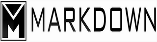 M MARKDOWN logo