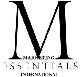 M MARKETING ESSENTIALS INTERNATIONAL logo
