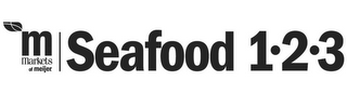 M MARKETS OF MEIJER SEAFOOD 1.2.3 logo