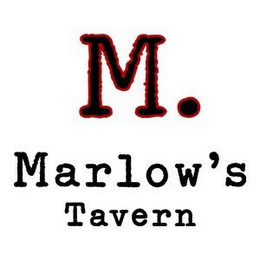 M. MARLOW'S TAVERN logo