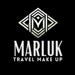 M MARLUK TRAVEL MAKE UP logo