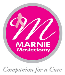 M MARNIE MASTECTOMY COMPANION FOR A CURE logo