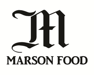 M MARSON FOOD logo