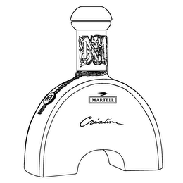 M MARTELL CREATION logo
