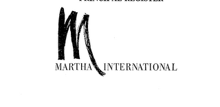 M MARTHA INTERNATIONAL logo